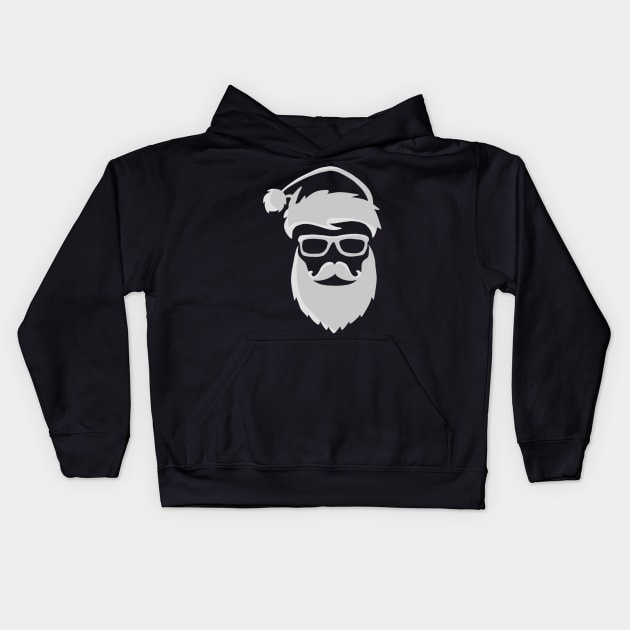 Cool Santa - Christmas collection Kids Hoodie by Boopyra